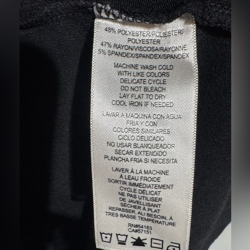 Calvin Klein Performance Black Draped Sweater Vest Size L - Picture 6 of 7